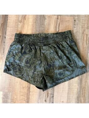 Z by Zella Interval Print Woven Run Shorts Size M